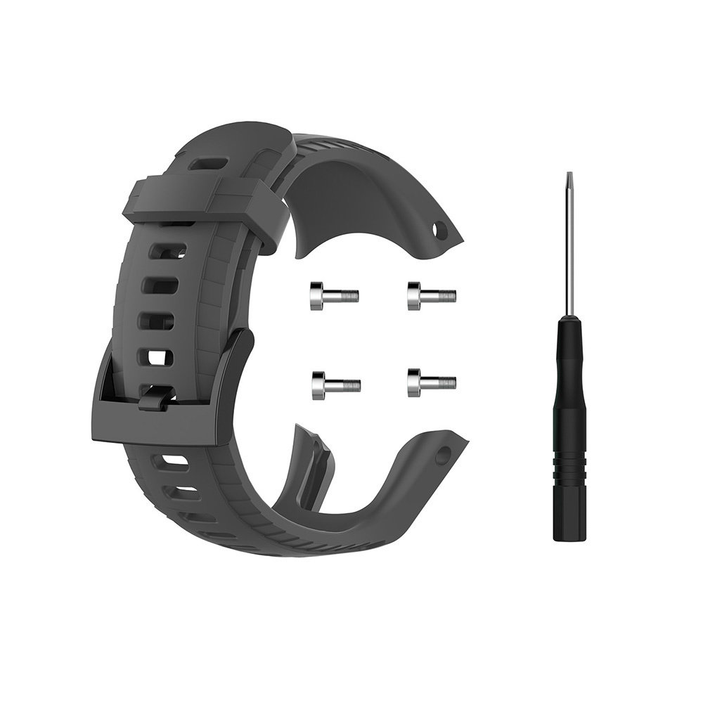 Strap-it® Strap-it Suunto 5 siliconen bandje (grijs)
