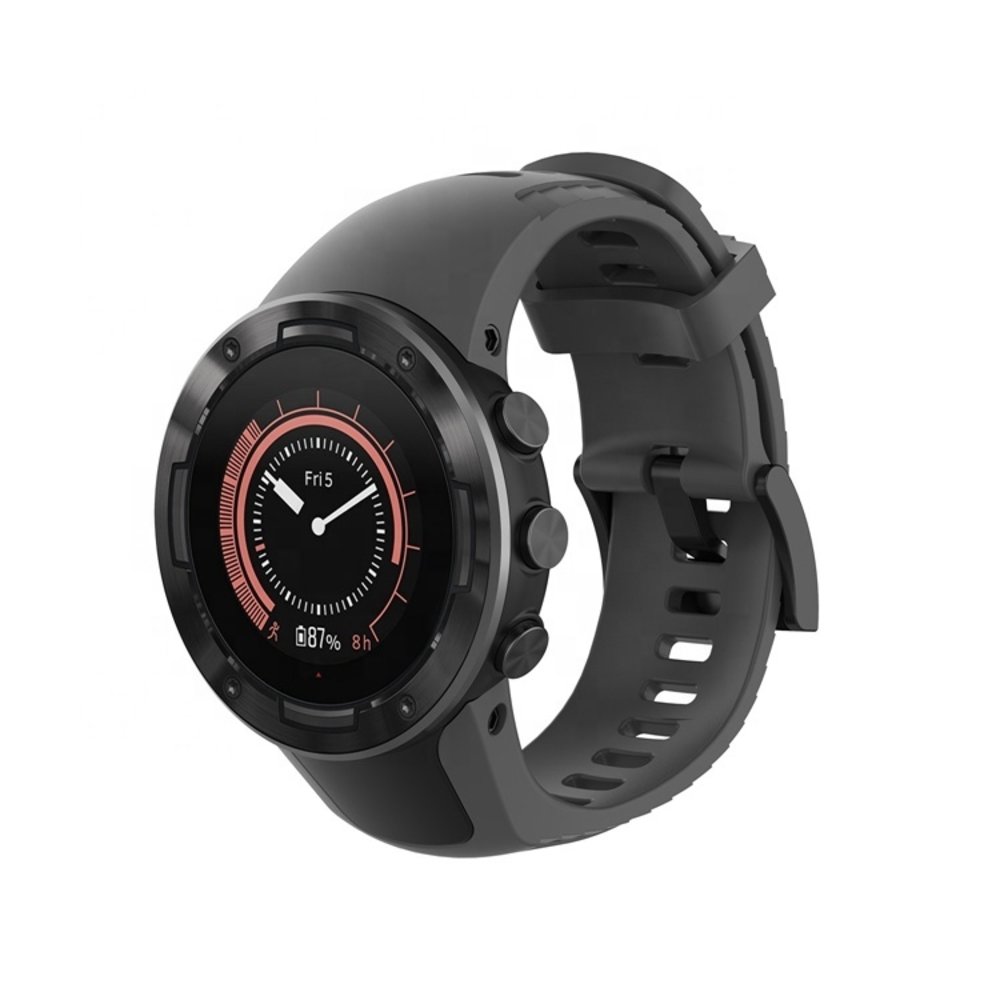 Strap-it® Strap-it Suunto 5 siliconen bandje (grijs)