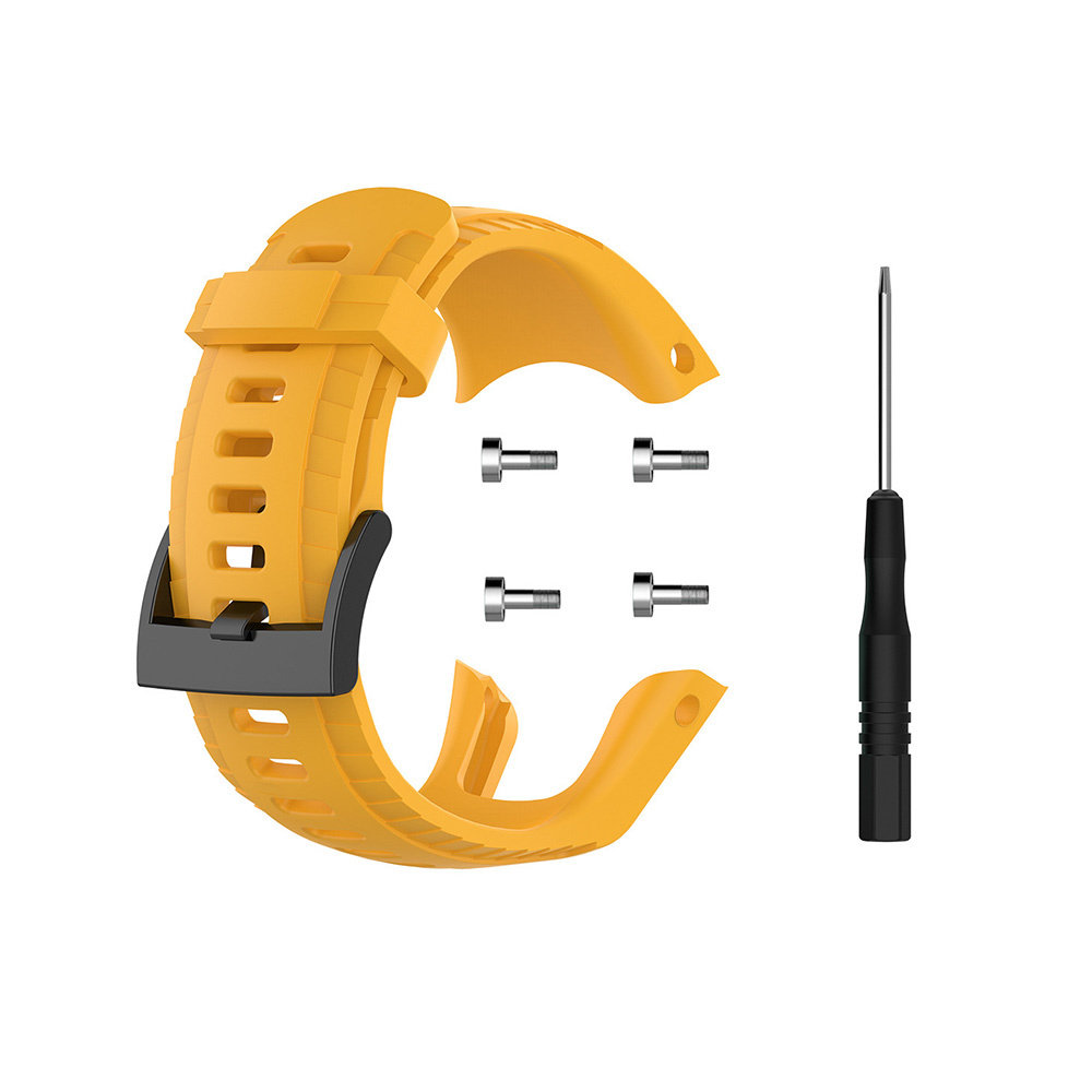 Strap-it® Strap-it Suunto 5 siliconen bandje (oranje-geel)