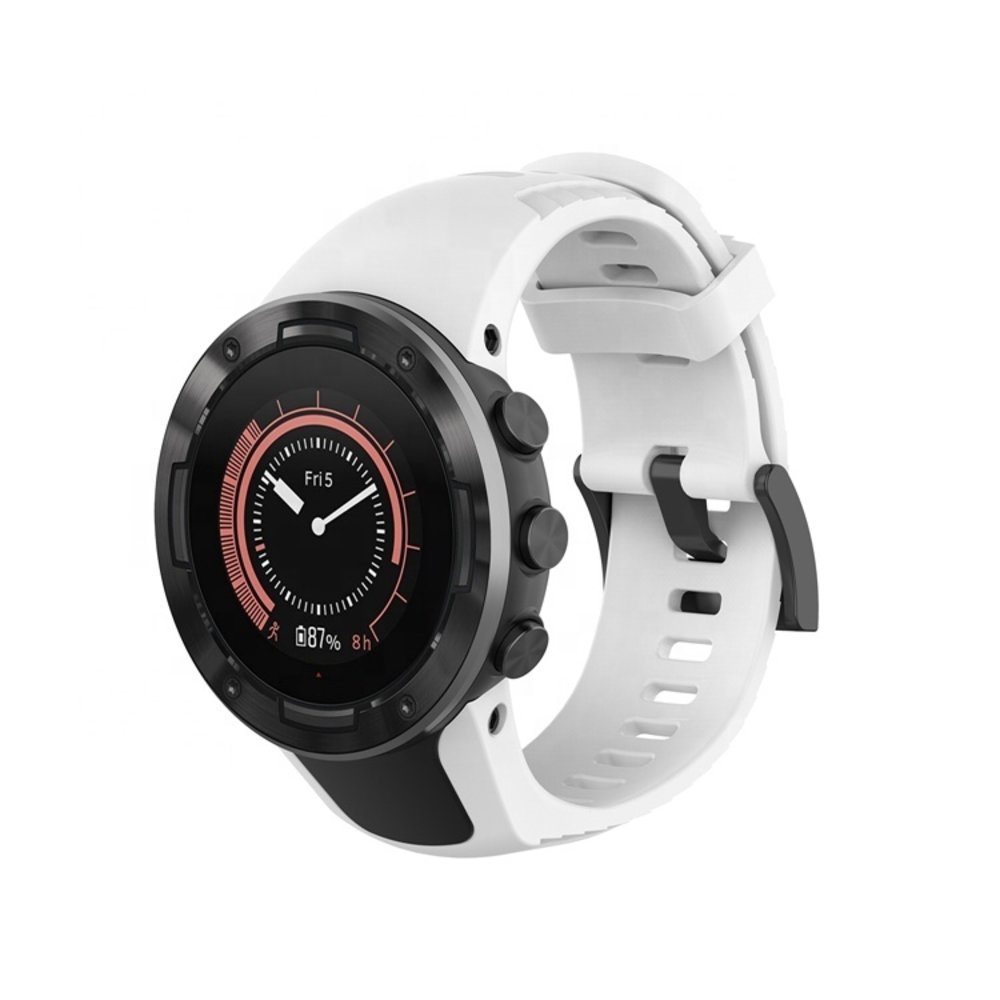 Strap-it® Strap-it Suunto 5 siliconen bandje (wit)