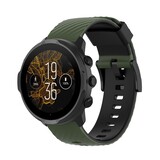 Strap-it® Suunto 7 siliconen bandje (groen/zwart)