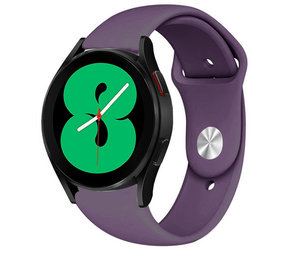 Strap-it® Samsung Galaxy Watch 4 - 44mm sport band (paars) Strap-it® Samsung Galaxy Watch 4 - 44mm sport band (paars)
