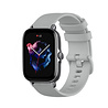 Strap-it® Strap-it Amazfit GTS 3 Luxe Siliconen bandje (grijs) Strap-it® Strap-it Amazfit GTS 3 Luxe Siliconen bandje (grijs)