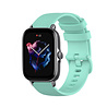 Strap-it® Strap-it Amazfit GTS 3 Luxe Siliconen bandje (Aqua) Strap-it® Strap-it Amazfit GTS 3 Luxe Siliconen bandje (Aqua)