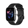 Strap-it® Strap-it Amazfit GTS 3 Luxe Siliconen bandje (zwart) Strap-it® Strap-it Amazfit GTS 3 Luxe Siliconen bandje (zwart)