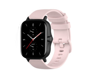 Strap-it® Amazfit GTS 2 Luxe Siliconen bandje (roze)