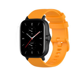 Strap-it® Amazfit GTS 2 Luxe Siliconen bandje (oranje)