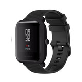Strap-it® Amazfit Bip Luxe Siliconen bandje (zwart)