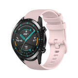 Strap-it® Huawei Watch GT 2 Luxe Siliconen bandje (roze)