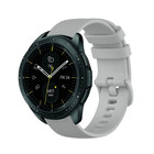 Strap-it® Strap-it Samsung Galaxy Watch 42mm Luxe Siliconen bandje (grijs)