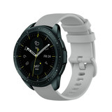 Strap-it® Samsung Galaxy Watch 42mm Luxe Siliconen bandje (grijs)