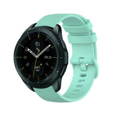 Strap-it® Samsung Galaxy Watch 42mm Luxe Siliconen bandje (aqua)