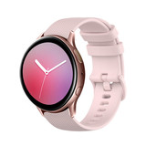 Strap-it® Samsung galaxy watch Active Luxe Siliconen bandje (roze)