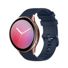 Strap-it® Strap-it Samsung galaxy watch Active Luxe Siliconen bandje (donkerblauw)