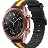 Strap-it® Strap-it Samsung Galaxy Watch 3 41mm Special Edition Band (zwart/geel) Strap-it® Strap-it Samsung Galaxy Watch 3 41mm Special Edition Band (zwart/geel)