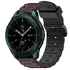 Strap-it® Strap-it Samsung Galaxy Watch 42 mm sport gesp band (zwart/rood) Strap-it® Strap-it Samsung Galaxy Watch 42 mm sport gesp band (zwart/rood)