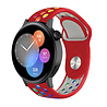 Strap-it® Strap-it Huawei Watch GT 3 42mm sport band (rood/kleurrijk) Strap-it® Strap-it Huawei Watch GT 3 42mm sport band (rood/kleurrijk)