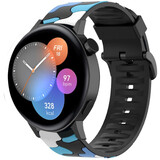 Strap-it® Huawei Watch GT 3 camouflage band (blauw) Strap-it® Huawei Watch GT 3 camouflage band (blauw)