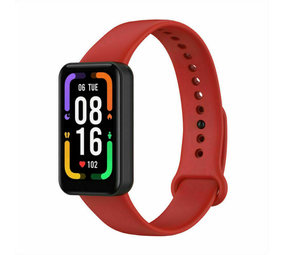 Strap-it® Xiaomi Redmi Smart Band Pro siliconen bandje (rood)