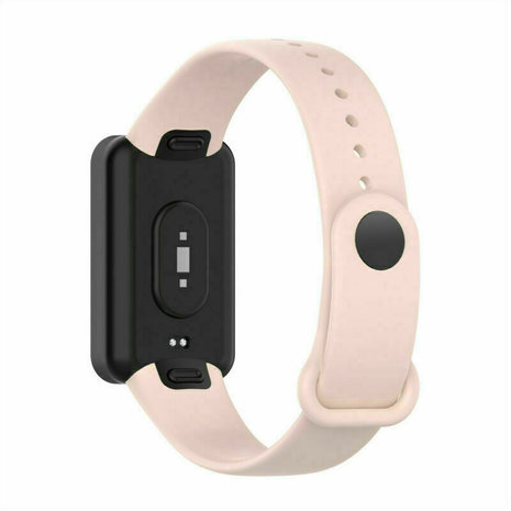 Strap-it® Strap-it Xiaomi Redmi Smart Band Pro siliconen bandje (zandroze)