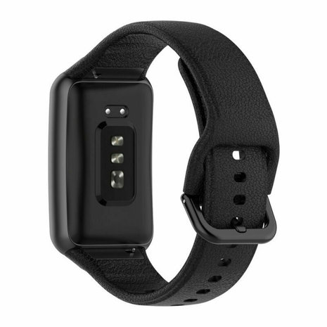 Strap-it® Strap-it Oppo Watch Free siliconen bandje (zwart)