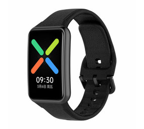 Strap-it® Oppo Watch Free siliconen bandje (zwart)