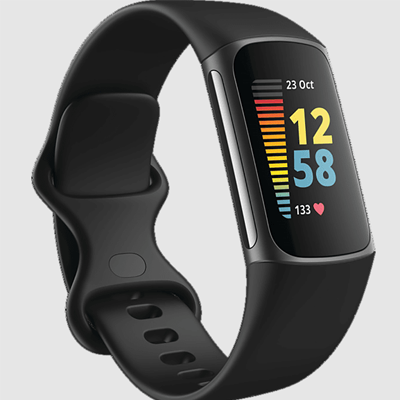 fitbit charge 5 zwart met gps