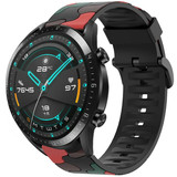 Strap-it® Huawei Watch GT 2 42mm camouflage band (rood) Strap-it® Huawei Watch GT 2 42mm camouflage band (rood)