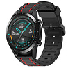 Strap-it® Strap-it Huawei Watch GT sport gesp band (zwart/rood) Strap-it® Strap-it Huawei Watch GT sport gesp band (zwart/rood)