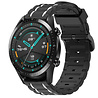 Strap-it® Strap-it Huawei Watch GT sport gesp band (zwart/wit) Strap-it® Strap-it Huawei Watch GT sport gesp band (zwart/wit)