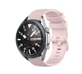 Strap-it® Samsung Galaxy Watch 3 45mm luxe siliconen bandje (roze)