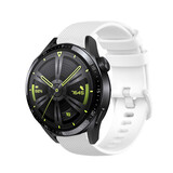 Strap-it® Huawei GT3 46mm luxe siliconen bandje (wit)