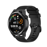 Strap-it® Huawei GT Runner luxe siliconen bandje (zwart)