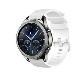 Strap-it® Samsung Gear S3 luxe siliconen bandje (wit)