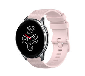 Strap-it® OnePlus Watch luxe siliconen bandje (roze)