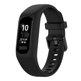 Strap-it® Garmin Vivosmart 5 siliconen bandje (zwart)