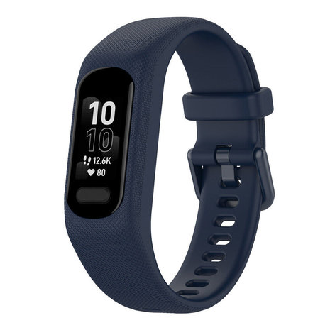 Strap-it® Strap-it Garmin Vivosmart 5 siliconen bandje (donkerblauw)
