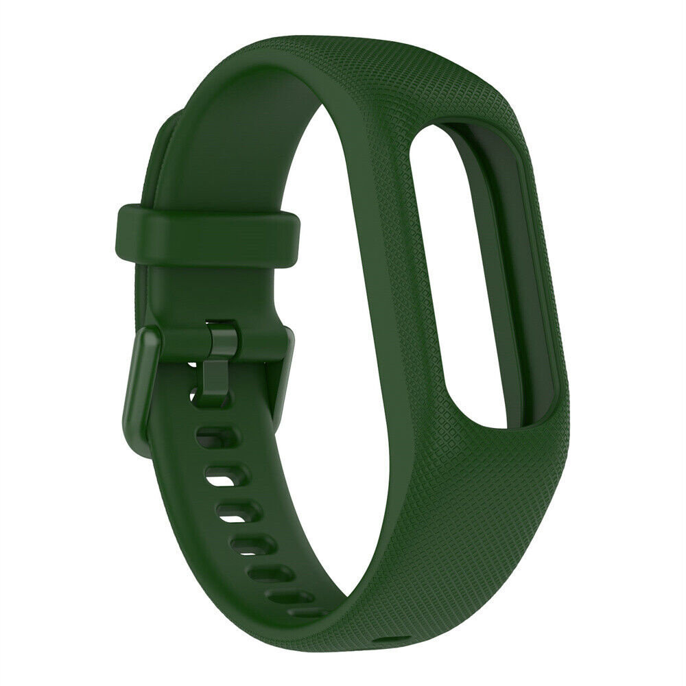 Strap-it® Strap-it Garmin Vivosmart 5 siliconen bandje (donkergroen)