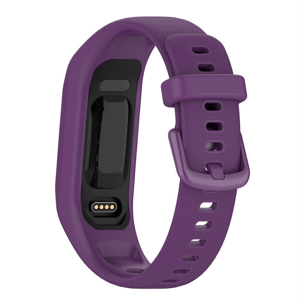 Strap-it® Strap-it Garmin Vivosmart 5 siliconen bandje (paars)