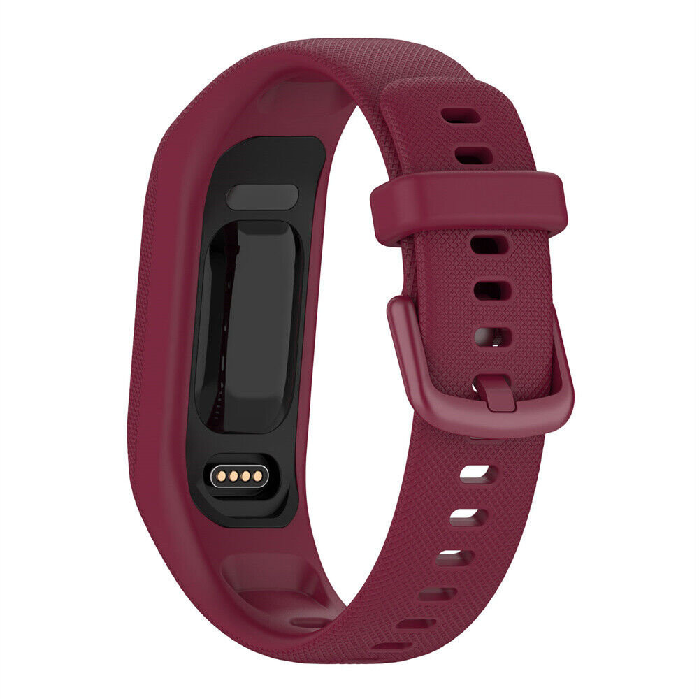 Strap-it® Strap-it Garmin Vivosmart 5 siliconen bandje (bordeaux)
