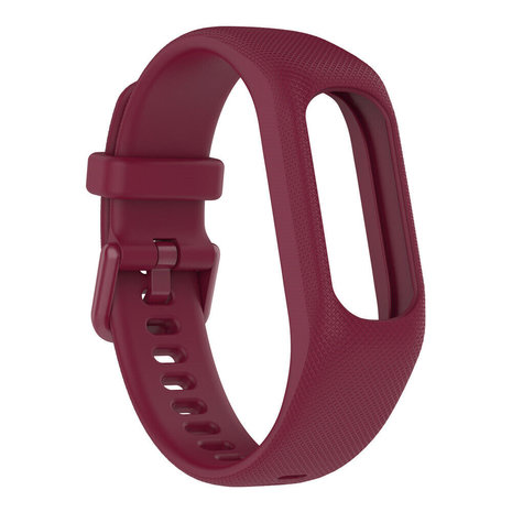 Strap-it® Strap-it Garmin Vivosmart 5 siliconen bandje (bordeaux)