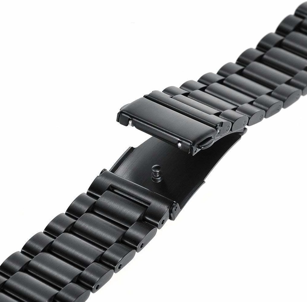 Strap-it® Strap-it Xiaomi Mi Watch stalen band (zwart) Strap-it® Strap-it Xiaomi Mi Watch stalen band (zwart)