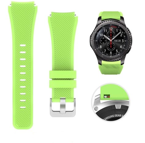 Strap-it® Strap-it Xiaomi Mi Watch siliconen bandje (lichtgroen)