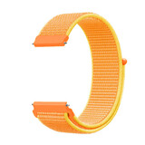 Strap-it® Xiaomi Mi Watch nylon band (oranje-geel)