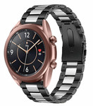 Strap-it® Strap-it Samsung Galaxy Watch 3 41mm stalen band (zwart/zilver)