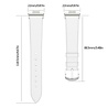 Strap-it® Strap-it Huawei Watch Fit New leren bandje (wit) Strap-it® Strap-it Huawei Watch Fit New leren bandje (wit)