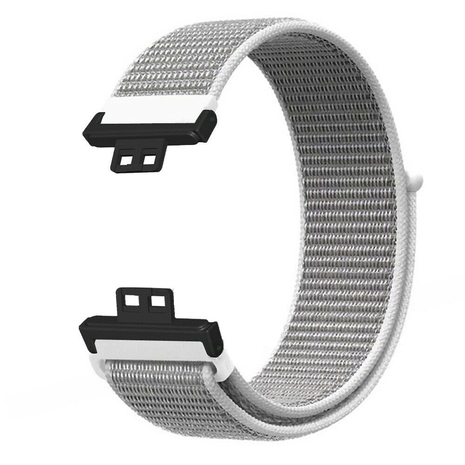 Strap-it® Strap-it Huawei Watch Fit New nylon bandje (zeeschelp) Strap-it® Strap-it Huawei Watch Fit New nylon bandje (zeeschelp)