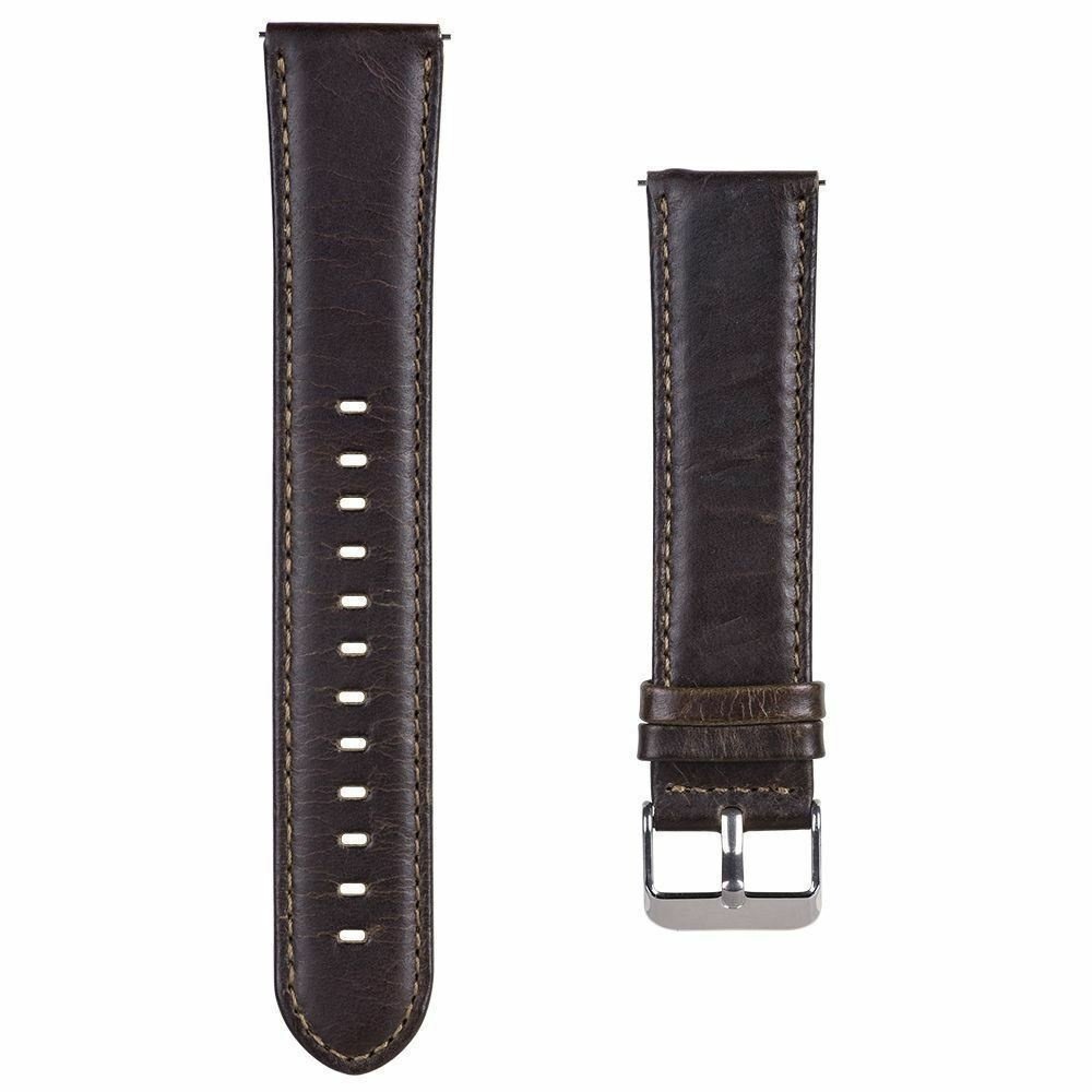 Strap-it® Strap-it Honor Magic Watch 2 leren bandje (donkerbruin)