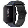 Strap-it® Strap-it Xiaomi Amazfit Bip sport gesp band (zwart/blauw) Strap-it® Strap-it Xiaomi Amazfit Bip sport gesp band (zwart/blauw)