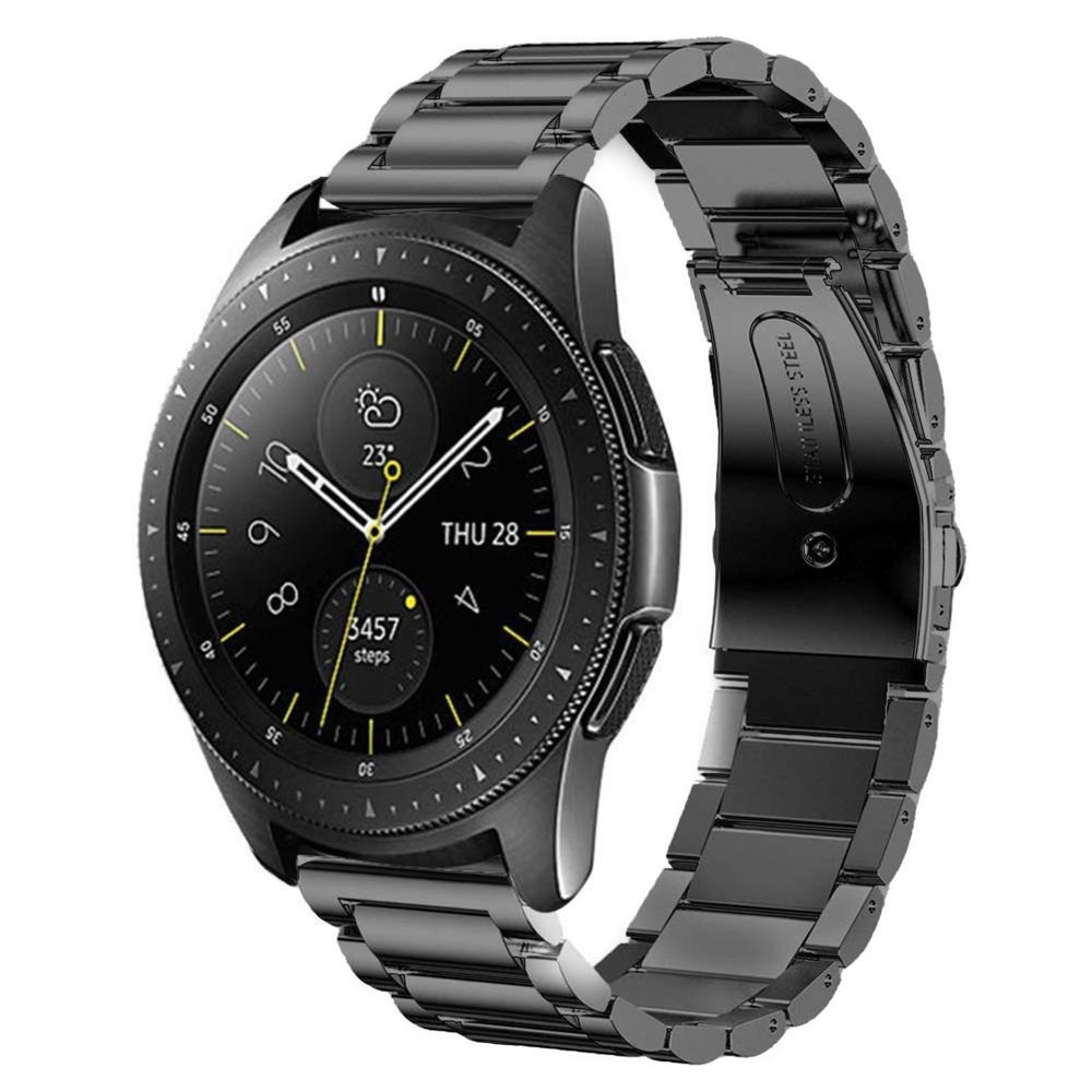 Strap-it® Strap-it Samsung Galaxy Watch 42mm titanium bandje (grafiet)